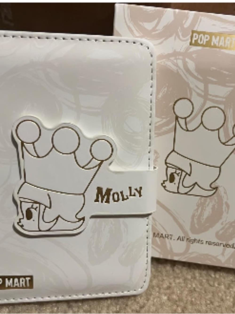 CollectableMolly notebook/ journal by  Pop MWhite Card/Sticker Album